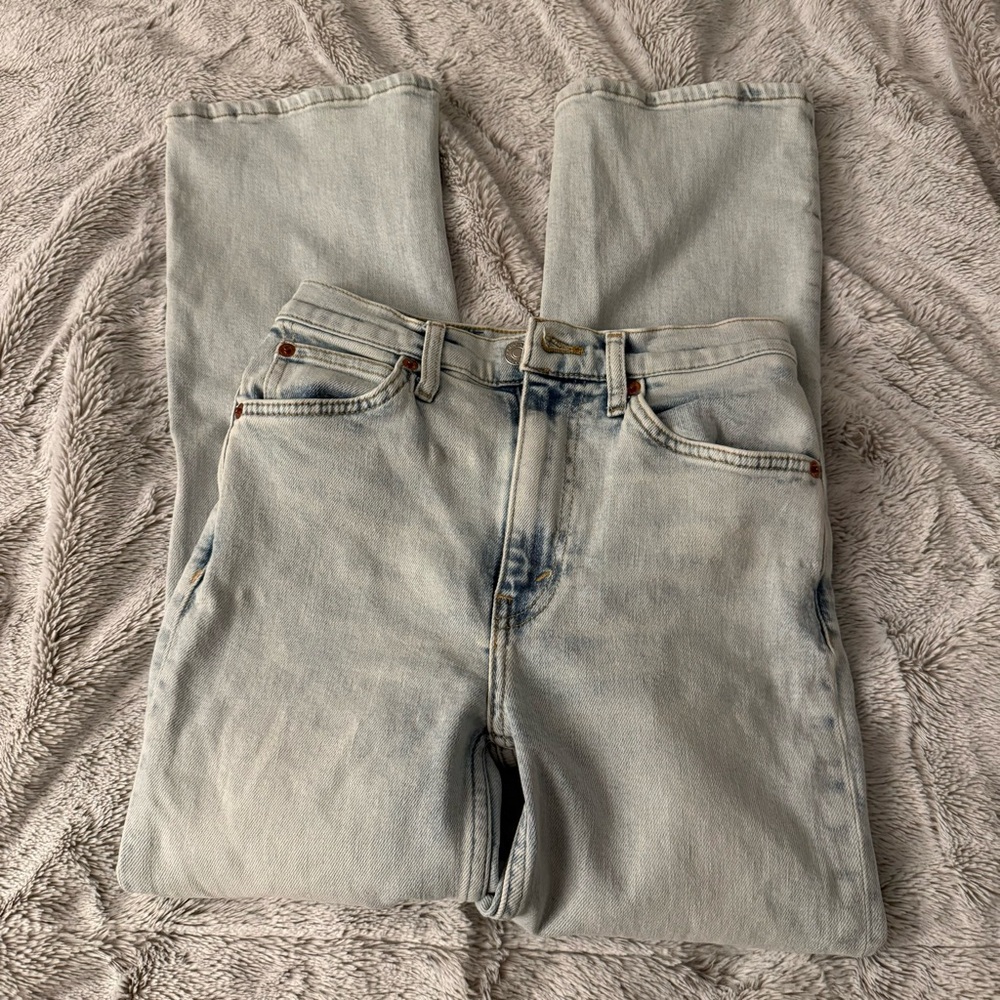 Re/Done 70’s Crop Boot Cut Jeans - 25